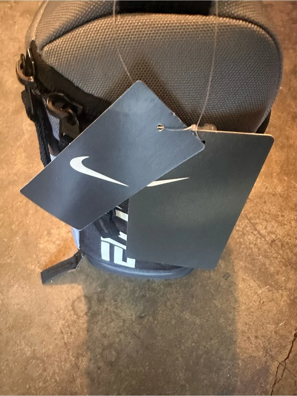 NIKE GREY AND BLACK ELITE INSULATED COOLER BAG